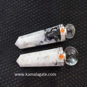 Wholesale Carved Natural Blue Aventurine <b>Crystal</b> Healing Wand <b>Crystal</b> Balls Rose Quartz Agate <b>Chakra</b> Style Feng Shui Gemstone - Product Image 2