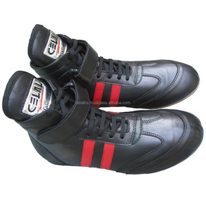 La mejor calidad de encargo de la moda de los hombres zapatos de boxeo de cuero - Product Image 1