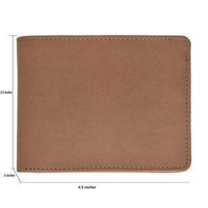 Handcrafted Brown Leather <b>Trifold</b> <b>Wallet</b> for Men with RFID Protection and Durable Construction Available At Best Market Price - Product Image 2
