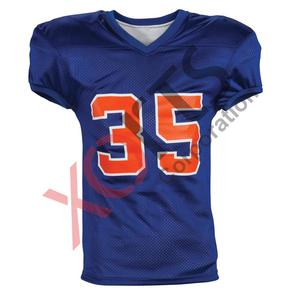 Nuevo diseño personalizado sublimación equipo de fútbol americano uniformes Jersey ropa deportiva para hombres y jóvenes aparejos bordados sarga - Product Image 1