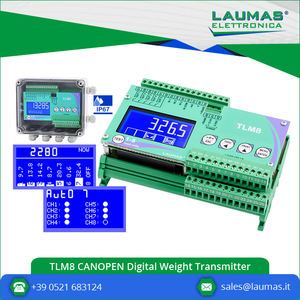 Transmisor de Peso Digital/Analógico TLM8 CANOPEN, 8 Canales Independientes - Product Image 3