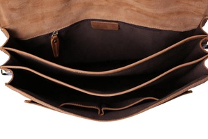Genuine Leather <b>Satchel</b> Shoulder Messenger <b>Bag</b> Business Office <b>Bag</b> - Product Image 5