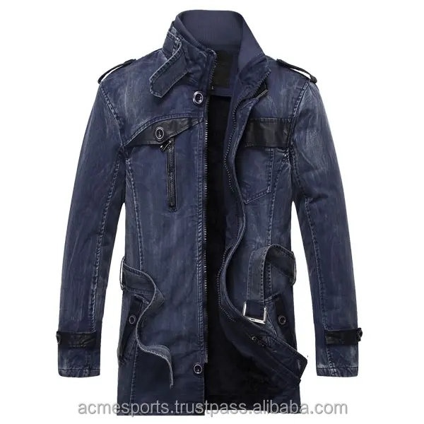 Denim jackets - Black Stylish Denim Jacket With Fur Collar For Men