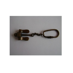 Porte-clés, chaîne en laiton antique - Product Image 1
