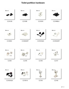 Heavy-Duty Modern Design Stainless Steel Self-Closing Hinge <b>Toilet</b> Partition Accessories for Cubicles Gravity Hinge Application - Product Image 4