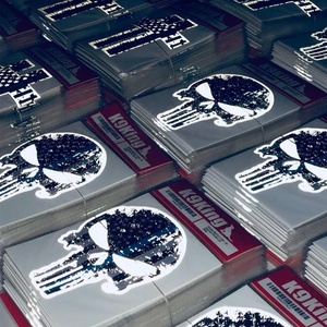 Custom Night Reflective Vinyl Stickers Waterproof Logo Design Cute Style Body Stickers <b>for</b> <b>Car</b> Styling Plastic Material - Product Image 1