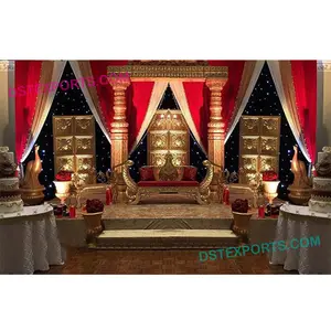 Traditional Door Wedding Stage Gorgeous Wedding Night Reception Stage Wedding Stages Decor Manufacturers