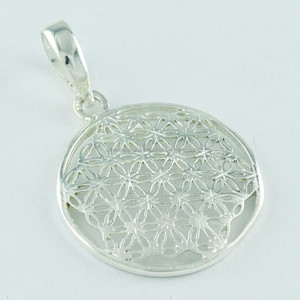 Bijoux pendentifs en argent sterling 925 en argent uni Inde - Product Image 2