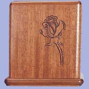 Boîte commémorative de cercueil de cactus de Style américain/européen antique urne en bois gravée pour les cendres des adultes fournitures funéraires de crémation - Product Image 3