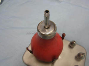 Placa base de jeringa Politzer para oreja, Bombilla de goma, 4 puntas, acero inoxidable, nuevo de Delta Med Surgical - Product Image 2