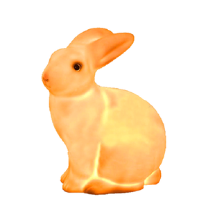 เกลือกระต่ายรูปร่างโคมไฟสีส้มอินเดียทำให้ - Product Image 2