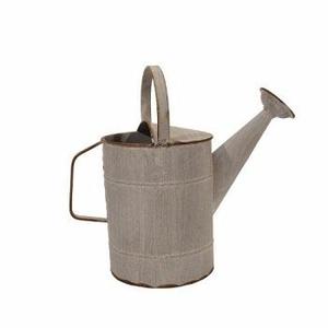 Lata de agua de metal galvanizado vintage elegante jardín ecológico maceta decorativa al aire libre para el hogar para las vacaciones de Navidad - Product Image 4