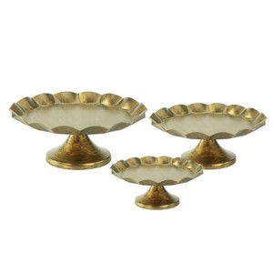 Ensemble Antique de 3 supports à gâteaux, fournitures de décoration de gâteaux - Product Image 1