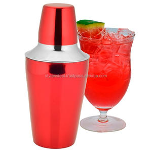 Coctelera de acero inoxidable roja de lujo de 750ml, artículos de Bar, coctelera Martini, artículos de Metal Premium - Product Image 2