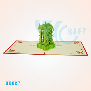 Montres mécaniques personnalisées 3d popup, fabrication de cartes vietnamiennes à la main - Product Image 1