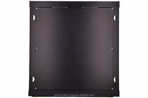Gabinete de Red EXTRALINK 12U 600X450 para Montaje en Pared, Color Negro, en Stock, Vidrio y Metal - Product Image 6