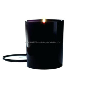 Tarro de vela negro y dorado - Product Image 3