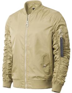 Mens Clothing Suppliers Wholesale Custom Zipper Bomber Jacket - Product Image 6