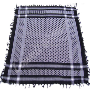 Bufanda palestina de diseño de estrella pequeña de hombres Yashmagh Shemagh Black Arab Men Arafat Bufanda Keffiyeh - Product Image 3