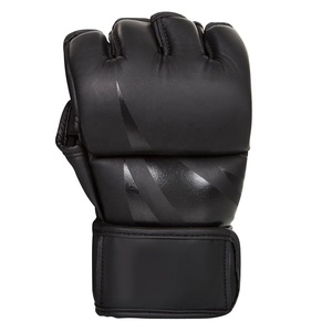 Gants poinçonnés en cuir PU, de haute qualité, gants de boxe/de combat, MMA - Product Image 3