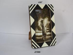 กรอบรูปโมเสกกระดูกและฮอร์นทำด้วยมือพร้อมสไตล์การแกะสลักมีจำหน่ายในทุกขนาดกรอบรูปบนโต๊ะอาหาร - Product Image 3