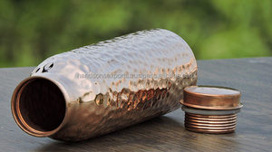 pure <b>copper</b> <b>bottles</b> are not double-wall insulated Antique <b>copper</b> look Pure <b>Copper</b> Water <b>Bottle</b> High Quality - Product Image 2