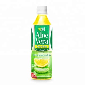 Botella Original de 500ml, ingrediente de bebida de Aloe Vera, espumoso con jugo de limón, bebida de Aloe Vera con pulpa - Product Image 1
