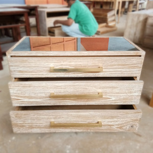 Modern Custom Solid <b>Wood</b> <b>Bedside</b> <b>Cabinet</b> Nordic Traditional Style Luxury Eco-friendly Convertible Nightstands Bedroom Furniture - Product Image 3