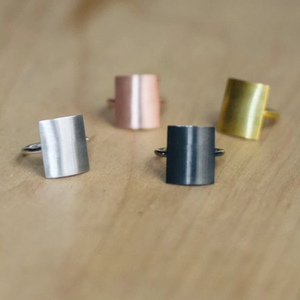 ผู้ผลิตซัพพลายขายส่งเรขาคณิตหลายสีทำด้วยมือผู้หญิงผู้ชายขนาดแหวน6,7,8,9,10,11,12 - Product Image 2