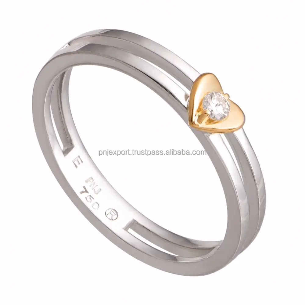 Hot selling wholesale gold jewelry 18K diamond jewelry diamond ring - PNJ brand - Vietnam jewelry manufacturer