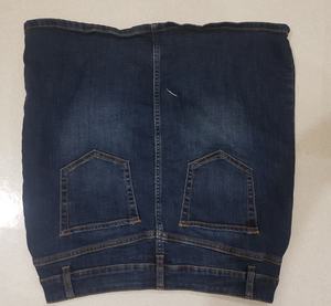 Branded Ladies <b>Denim</b> Skirt Mixed Size Cotton <b>Material</b> Fashion Style for Adults-Surplus Export for Spring Season - Product Image 4