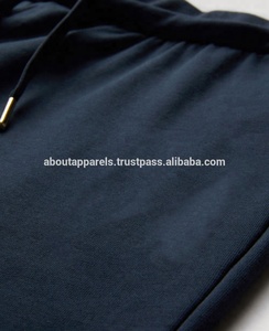 ชุดวอร์มแฟชั่นสำหรับเล่นจ็อกกิงสีน้ำเงินเข้มชุดวอร์มเล่นกีฬาระบายอากาศได้ดีผ้าขนแกะเทคนิค - Product Image 4