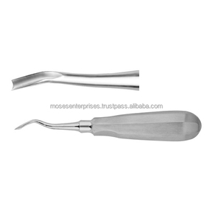Bradley ลิฟท์รากฟันรูปที่44 C ด้ามจับสแตนเลสวัสดุคู่มือไม่เคลือบด้วยมือ - Product Image 3