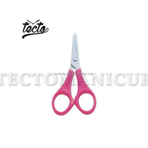 Tijeras de acero inoxidable para bebés, mango de plástico rosa de 3,5 pulgadas, para el hogar, multiusos - Product Image 5