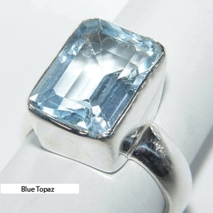 925 <b>Silver</b> <b>Ring</b> Wholesale Blue Topaz Jewelry <b>Adjusting</b> <b>Silver</b> <b>Ring</b> - Product Image 4