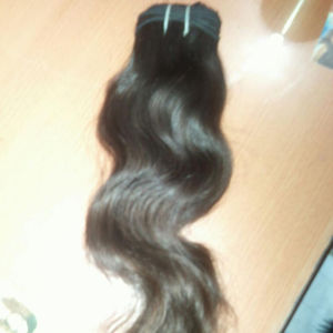 Extensión de cabello indio 100%. Tejido de cabello humano remy de un solo donante de la India. Máquina de cabello indio DE DOBLE TEJIDO cosido de la India - Product Image 1