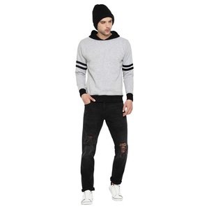 Venta al por mayor nueva moda patrón sólido algodón pulóver Sudadera con capucha ropa de invierno con cordón bordado estampado hecho de lana - Product Image 3