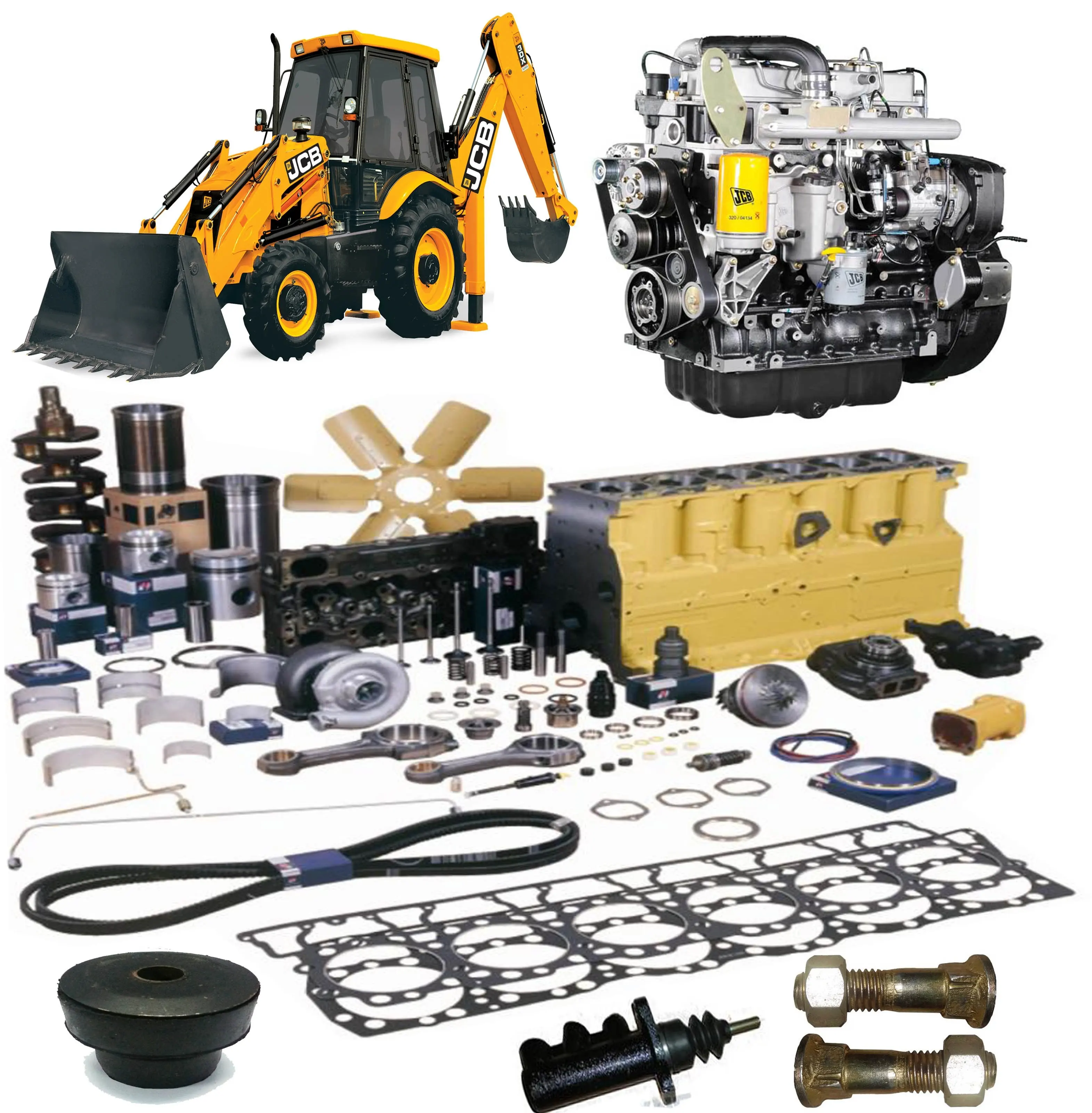 Экскаватор jcb 3dx 3cx 4dx 4cx, запасные части, Индия, полный диапазон