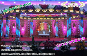 Mandap de mariage en cristal de conception exceptionnelle, Mandap de mariage indien en fibre de cristal, derniers modèles de Mandap de mariage, fabricant aux Pays-Bas 
 - Product Image 4