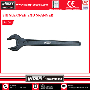 Llave Inglesa de Boca Abierta Simple de Alta Calidad Inder Industries, de Hierro Fundido Antichispas, Forjada, Capacidad de 1 1/2 Pulgadas, Mejor Precio OEM - Product Image 2