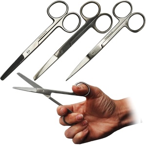 14cm tıbbi paslanmaz çelik S/B B/B plastik malzeme ile manuel cerrahi soyunma makas - Product Image 4