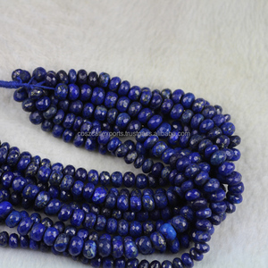 Cristaux de Lapis Lazuli Naturels Guérison Perles de Pierres Précieuses Bleues Rondes à Facettes pour la Fabrication de Bijoux Disponibles en Tailles de 4mm 6mm 8mm - Product Image 4