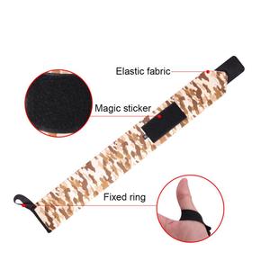 Muñequera de levantamiento de pesas personalizado, envoltura de muñeca para Fitness y culturismo, Logo azul, venta al por mayor - Product Image 6