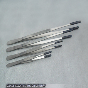 Dressing Thumb Forceps Medical Tweezers 5.5 "6" 8 "10" 12 " Stainless Steel 5 Pcs Upper Instruments - Product Image 3