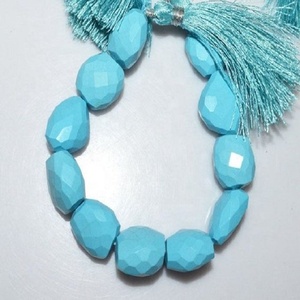 Alta calidad Hit turquesa azul howlita Nugget facetado caído piedra preciosa perforada cristal natural completo collar curativo mayorista - Product Image 2