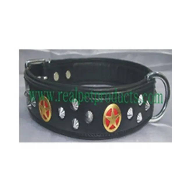 Good Quality Genuine Luxury Leather Dog Collar