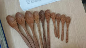 Vietnam 100%, cuchara de madera de concha ecológica, artesanía pulida para uso doméstico, decoración de artesanías naturales - Product Image 4
