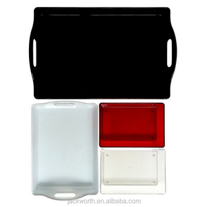 Bandeja para servir alimentos rectangular de plástico acrílico 4 en 1 - Product Image 5