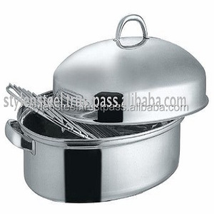 Mini barbecue extérieur Portable en acier inoxydable ovale rôtissoire avec gril en acier inoxydable famille voyage maison Barbecue gril - Product Image 3