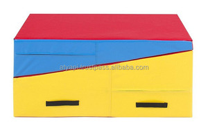 เสื่อยิมนาสติกพียู + ฟองน้ำพับได้สามทบเสื่อออกกำลังกายโยคะซูเปอร์สติ๊กพิเศษขนาด50/100มม. สไตล์ใหม่ - Product Image 3